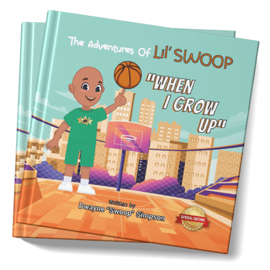 The Adventures of Lil' Swoop book mockup